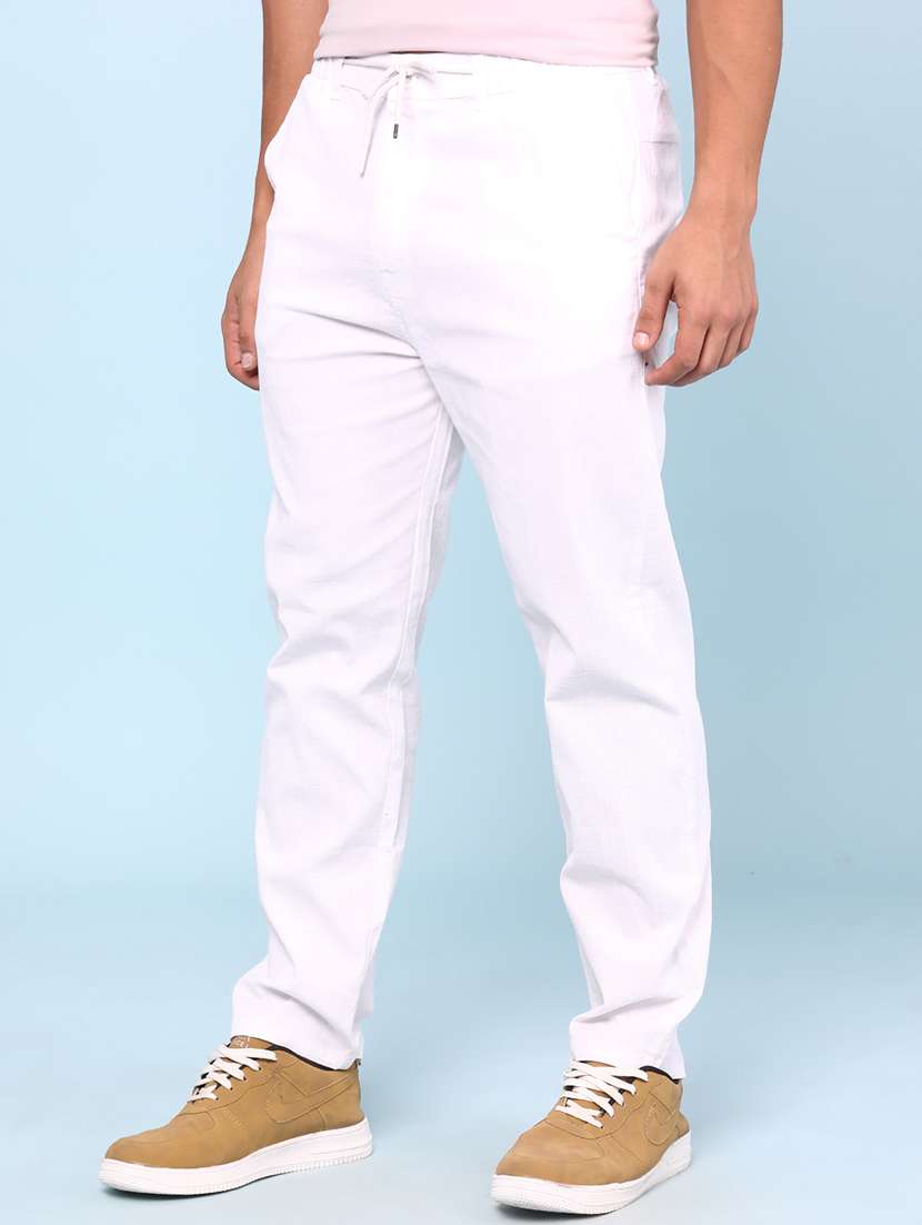 men solid mid rise regular fit cargo  - 22328255 -  Standard Image - 2