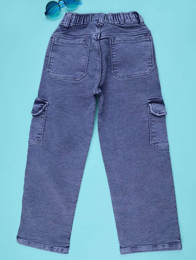 blue poly cotton plain jean - 22328376 -  Standard Image - 2