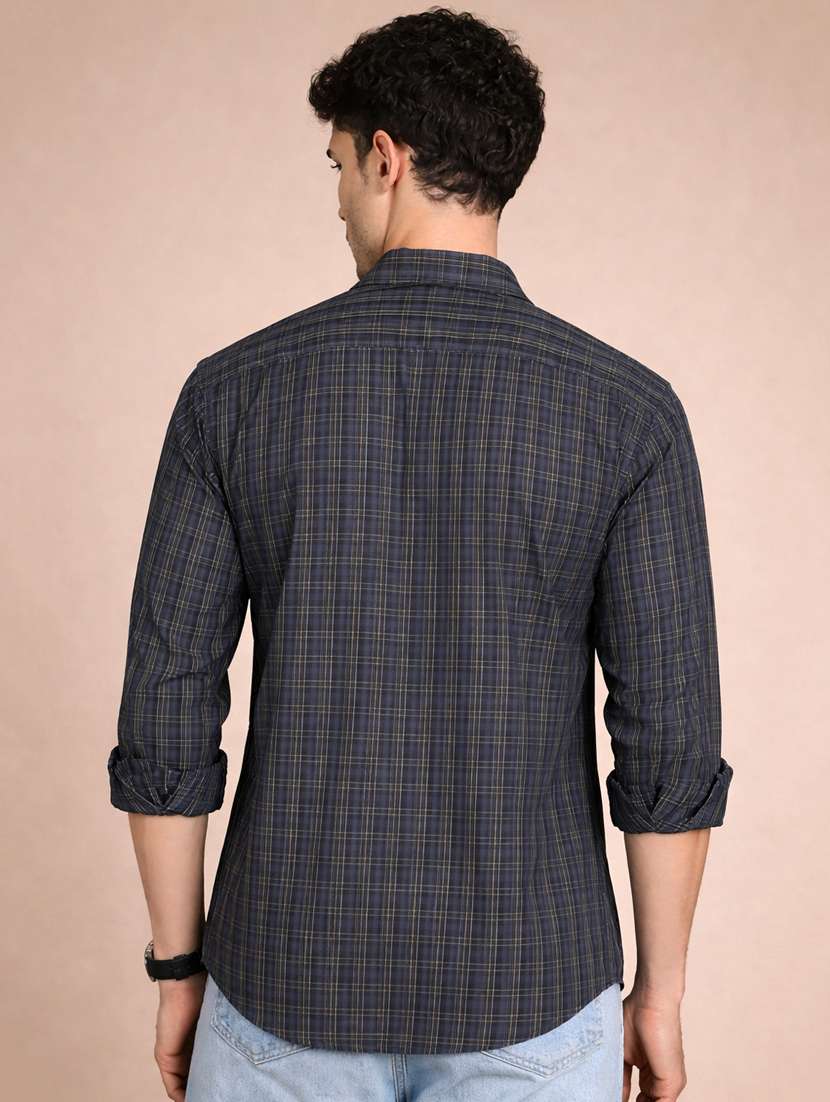 men checkered long sleeve regular fit casual shirt - 22328585 -  Standard Image - 2