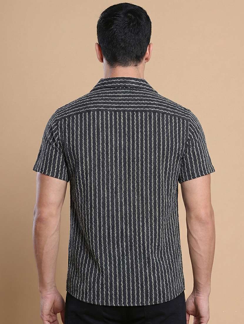 men self design short sleeve regular fit casual shirt - 22328587 -  Standard Image - 2