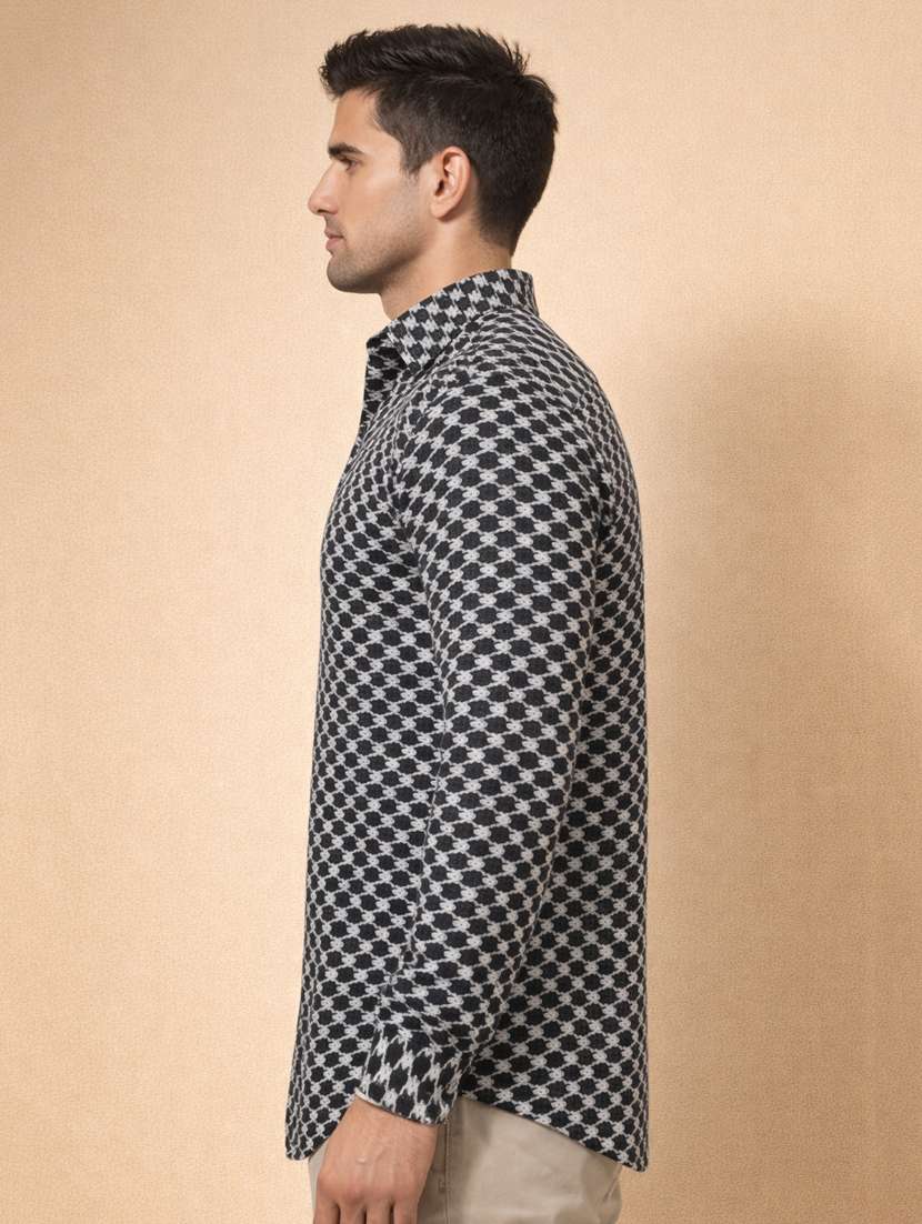 men self design long sleeve regular fit casual shirt - 22328636 -  Standard Image - 2