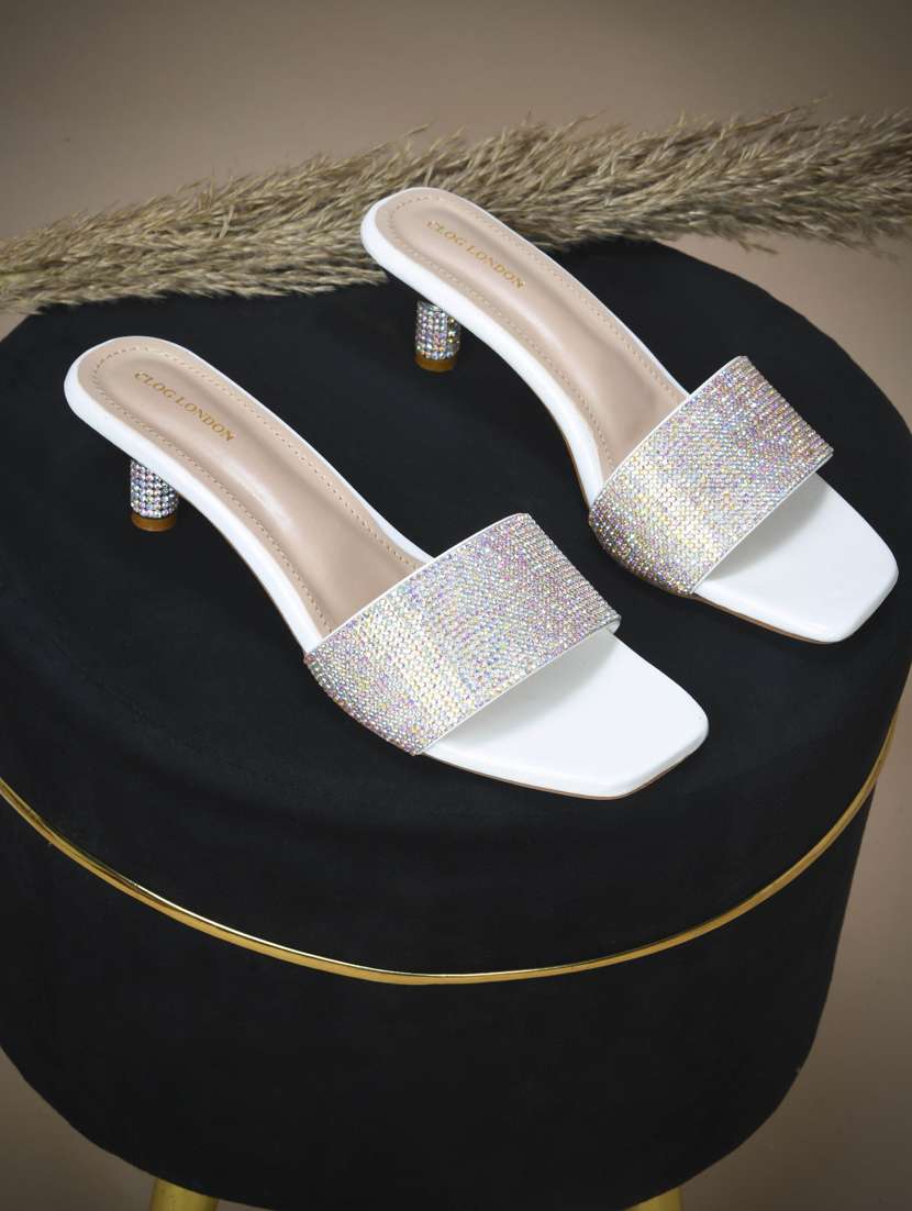 women white slip on sandal