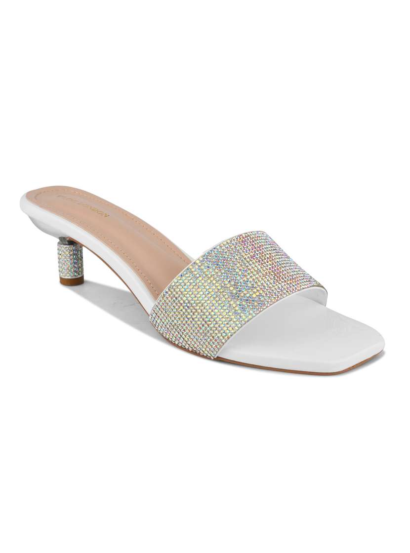 women white slip on sandal - 22328792 -  Standard Image - 2