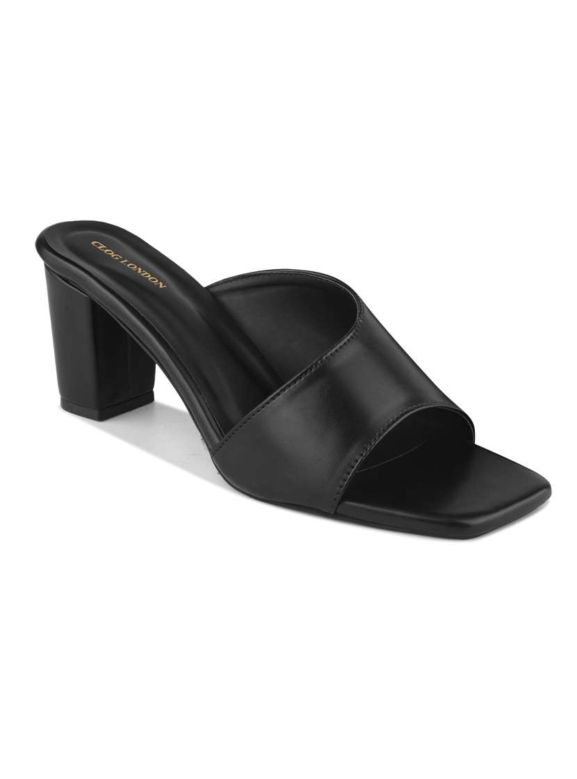 women black slip on sandal - 22328795 -  Standard Image - 2