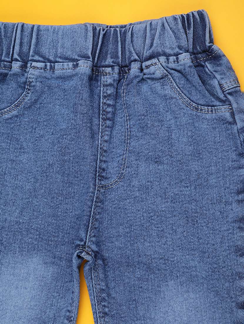 Girls Solid Mid Rise Bootcut Jean - 22329176 -  Standard Image - 2