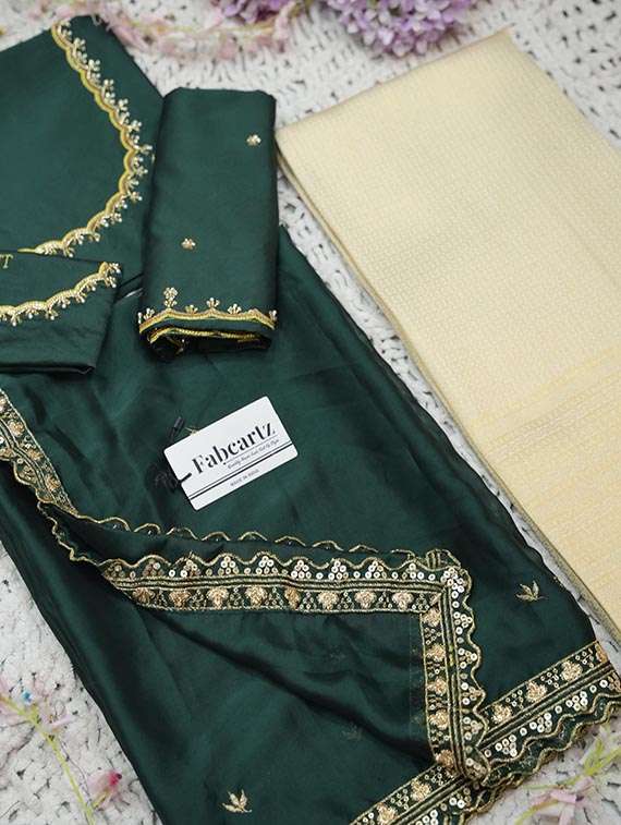 women self design south indian style unstitched lehenga choli set - 22329213 -  Standard Image - 2