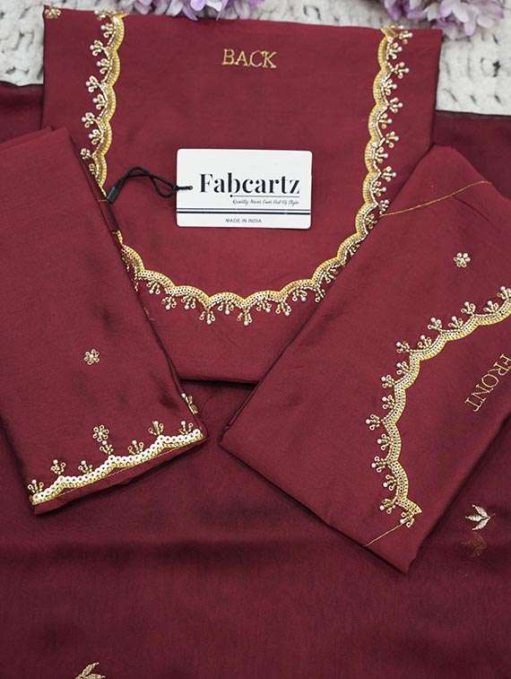 women self design south indian style unstitched lehenga choli set - 22329214 -  Standard Image - 2