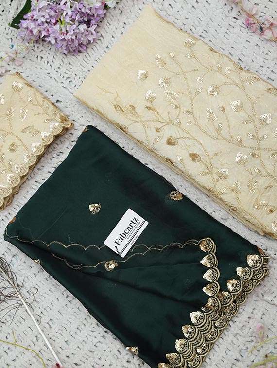 women solid with work flared unstitched lehenga choli set - 22329225 -  Standard Image - 2