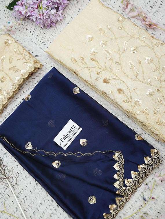 women solid with work flared unstitched lehenga choli set - 22329227 -  Standard Image - 2