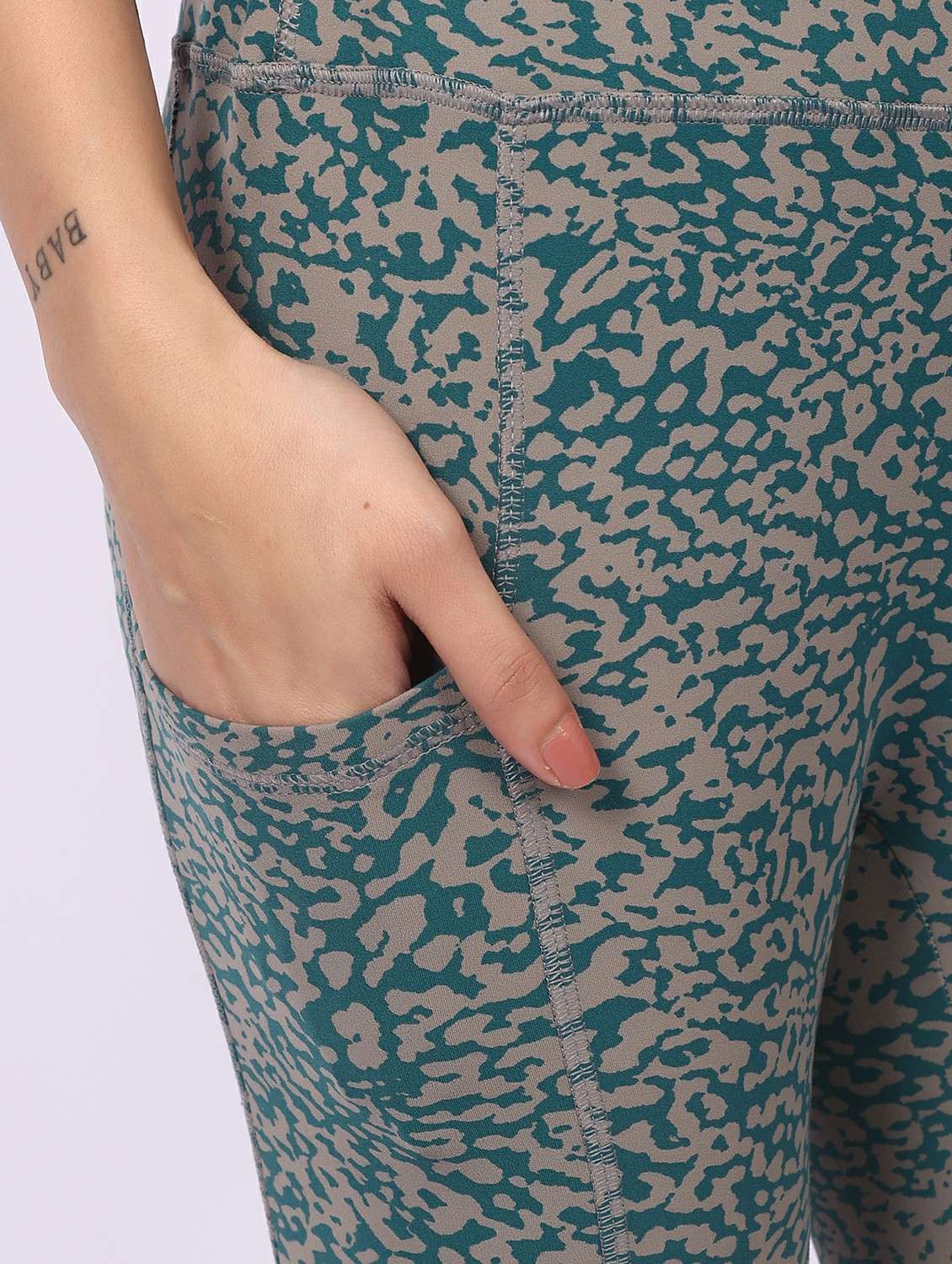 women printed active wear co-ord set - 22329246 -  Standard Image - 2