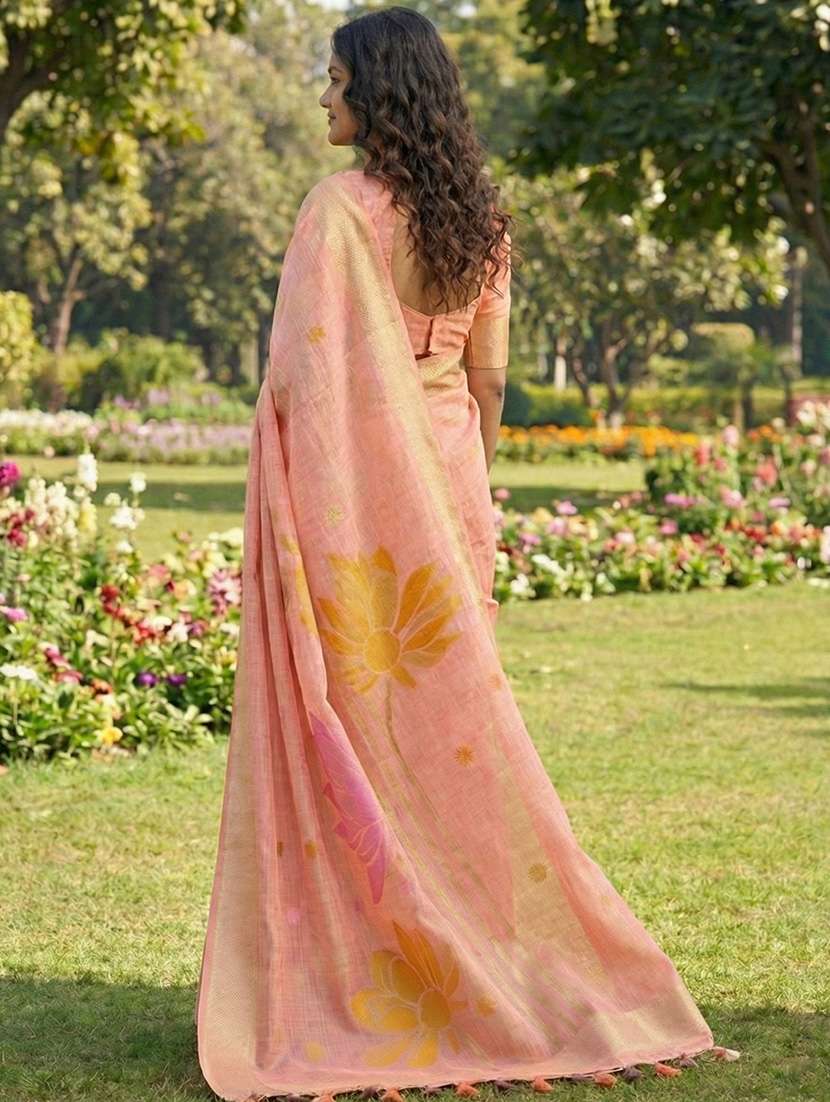 women self design handloom saree with blouse - 22329350 -  Standard Image - 2