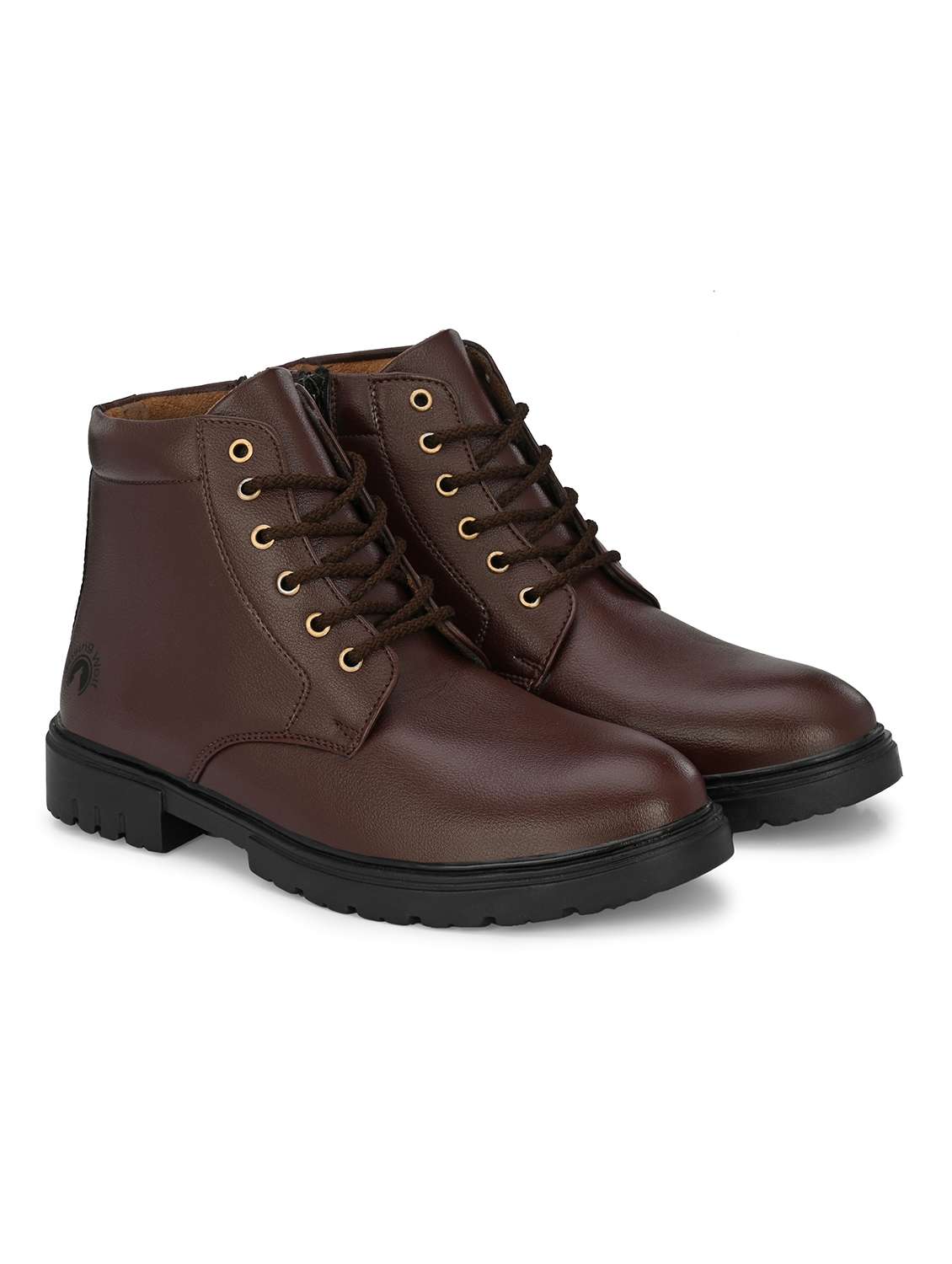 men brown lace up boot - 22329445 -  Standard Image - 2