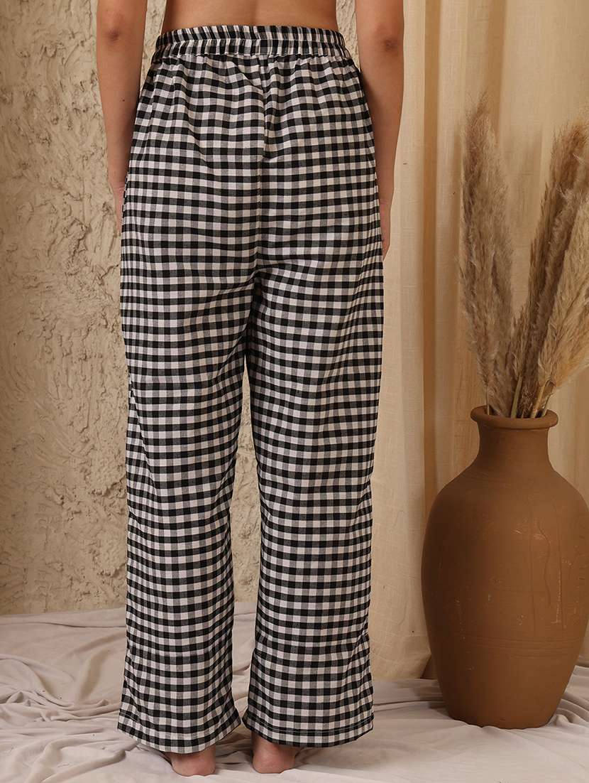 women mid rise loung wear pajama - 22329994 -  Standard Image - 2