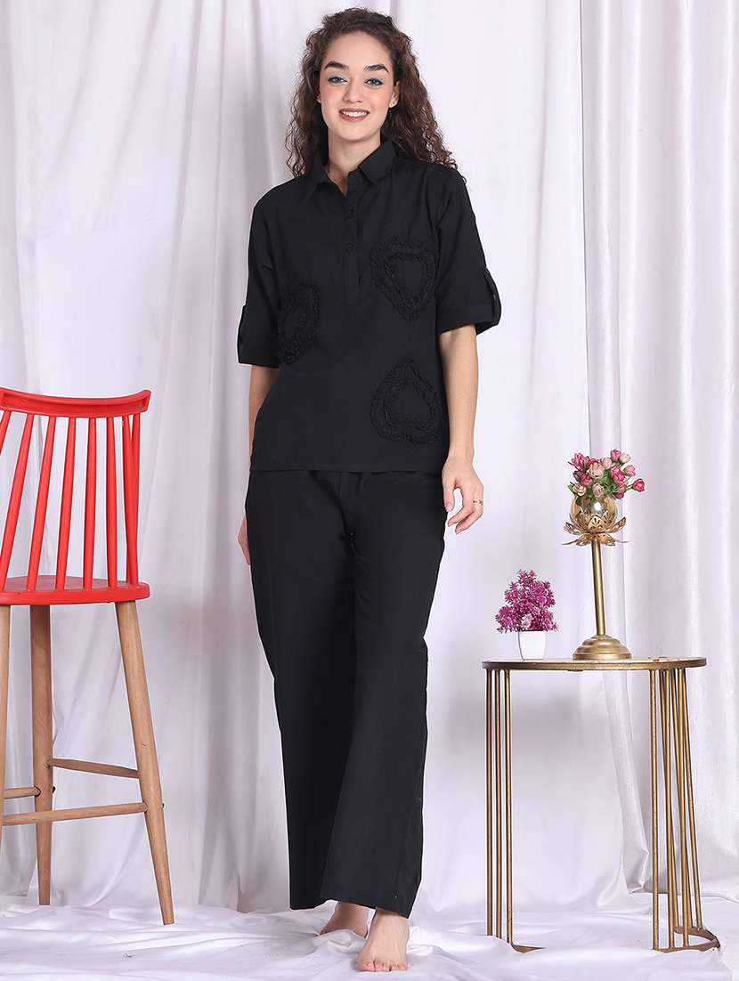women self designed nightwear pyjama set - 22330090 -  Standard Image - 2