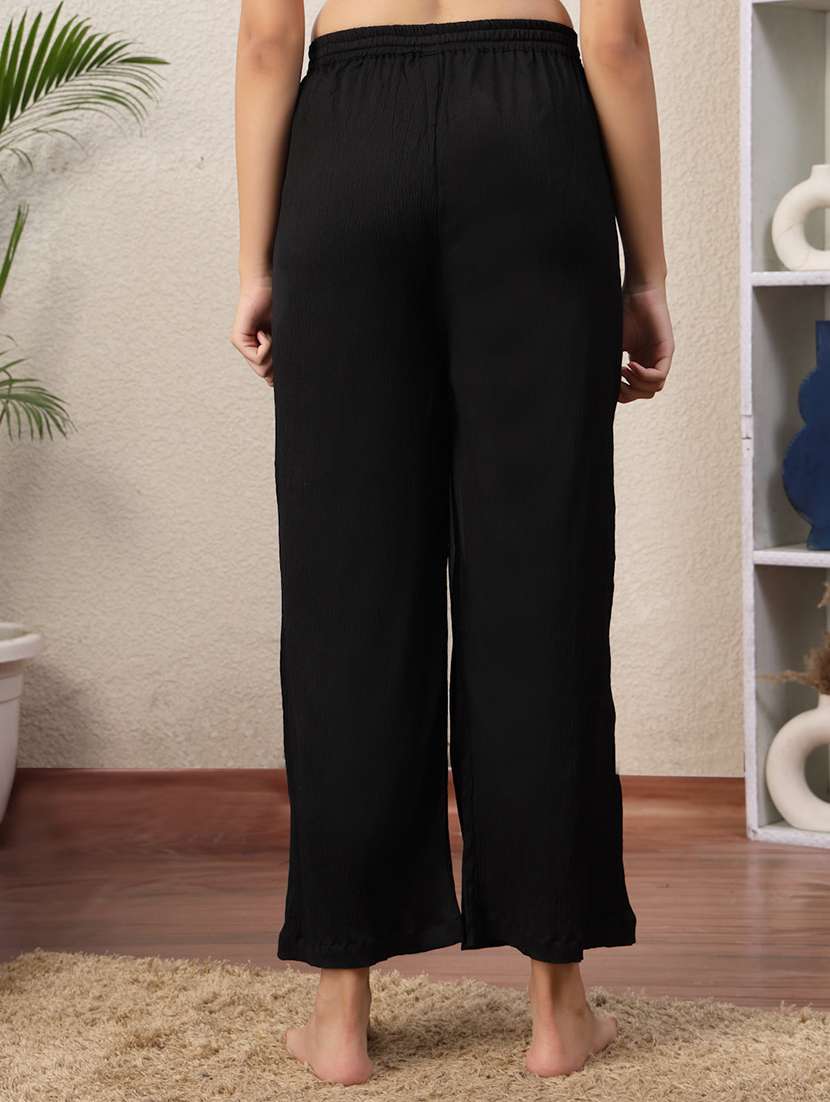 women pack of 2 mid rise loung wear pajama - 22330112 -  Standard Image - 2