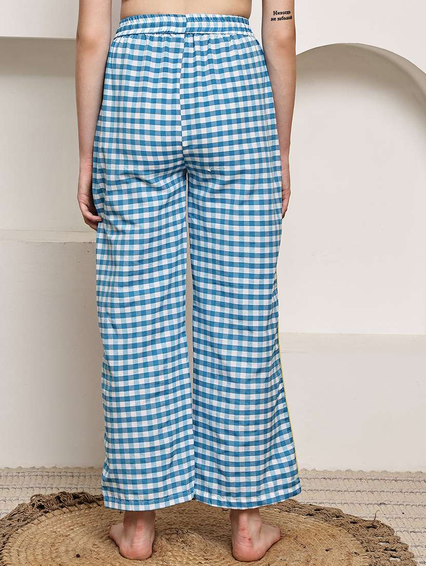 women pack of 2 mid rise loung wear pajama - 22330131 -  Standard Image - 2