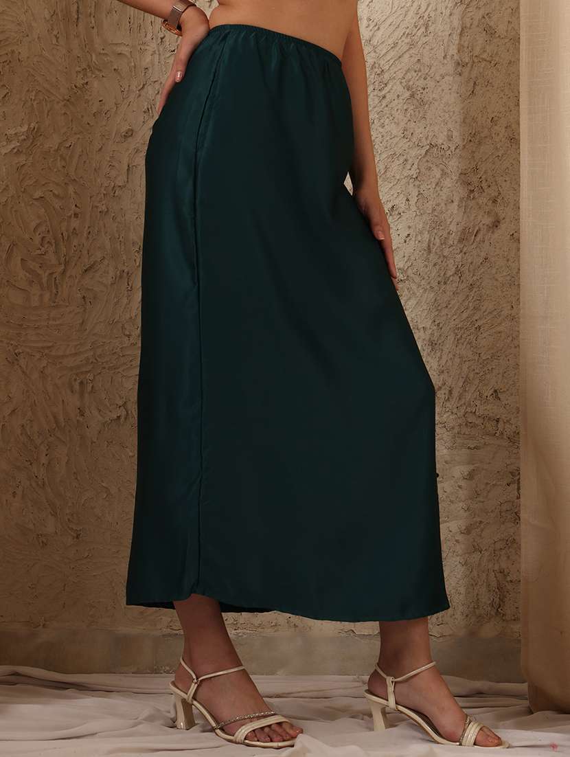 women solid high rise a-line skirt - 22330443 -  Standard Image - 2