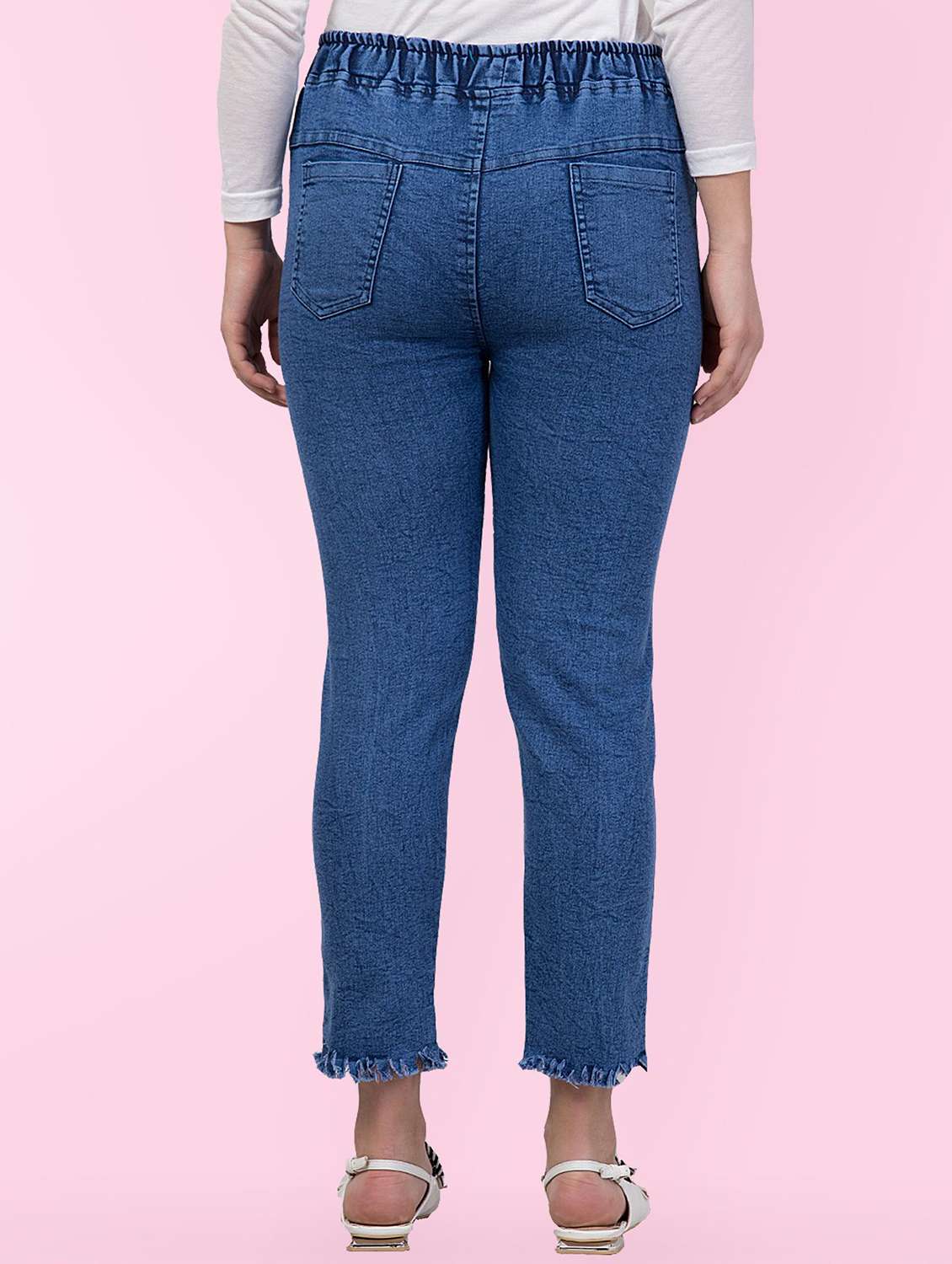 women distressed mid rise slim fit jean - 22330579 -  Standard Image - 2