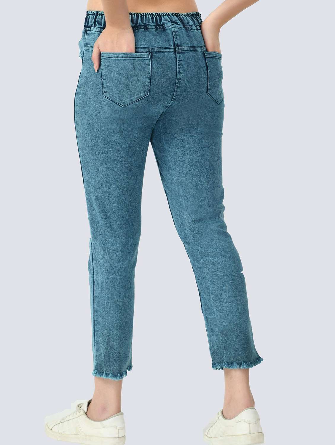 women distressed mid rise slim fit jean - 22330584 -  Standard Image - 2