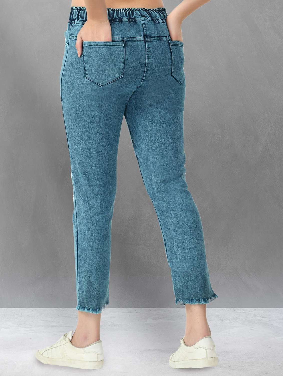 women distressed mid rise slim fit jean - 22330587 -  Standard Image - 2