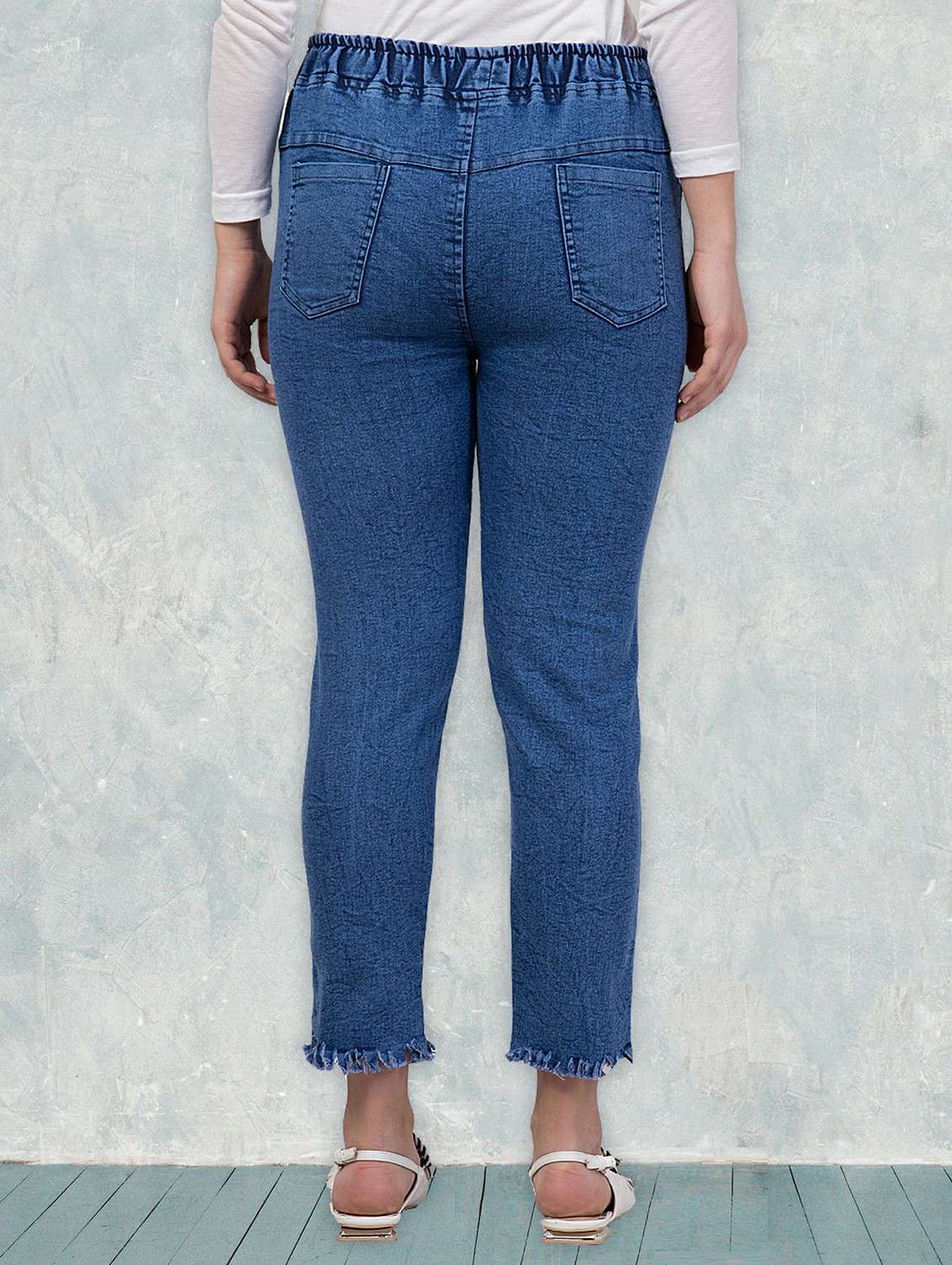 women distressed mid rise slim fit jean - 22330590 -  Standard Image - 2