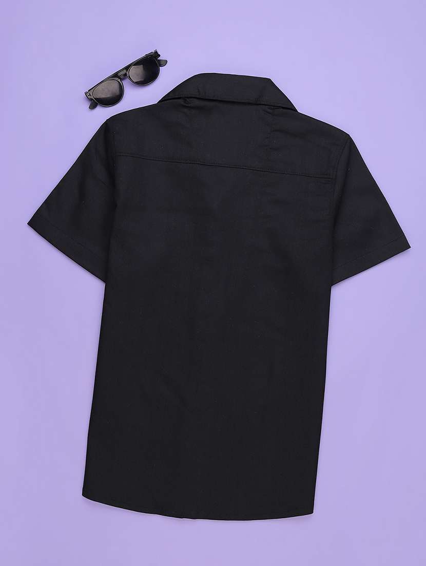boys printed short sleeve collared shirt - 22330668 -  Standard Image - 2