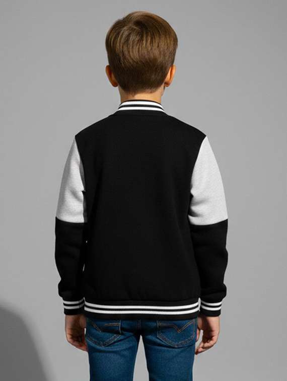 boys color blocked long sleeve varsity jacket - 22331410 -  Standard Image - 2