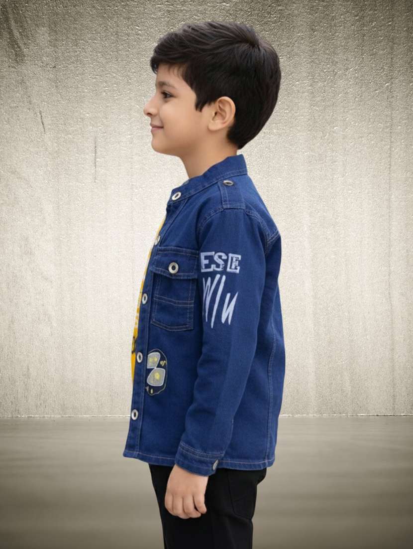 boys printed long sleeve regular jacket - 22331688 -  Standard Image - 2