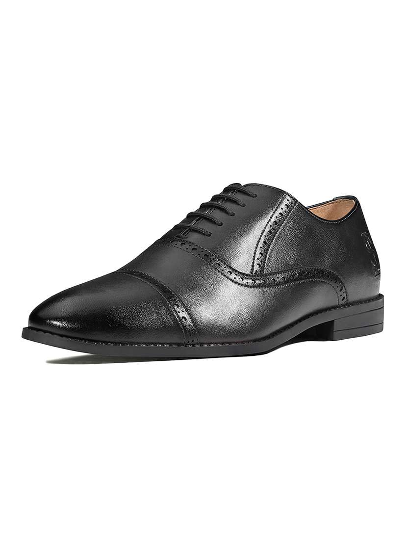 men black lace-up brouge - 22331699 -  Standard Image - 2