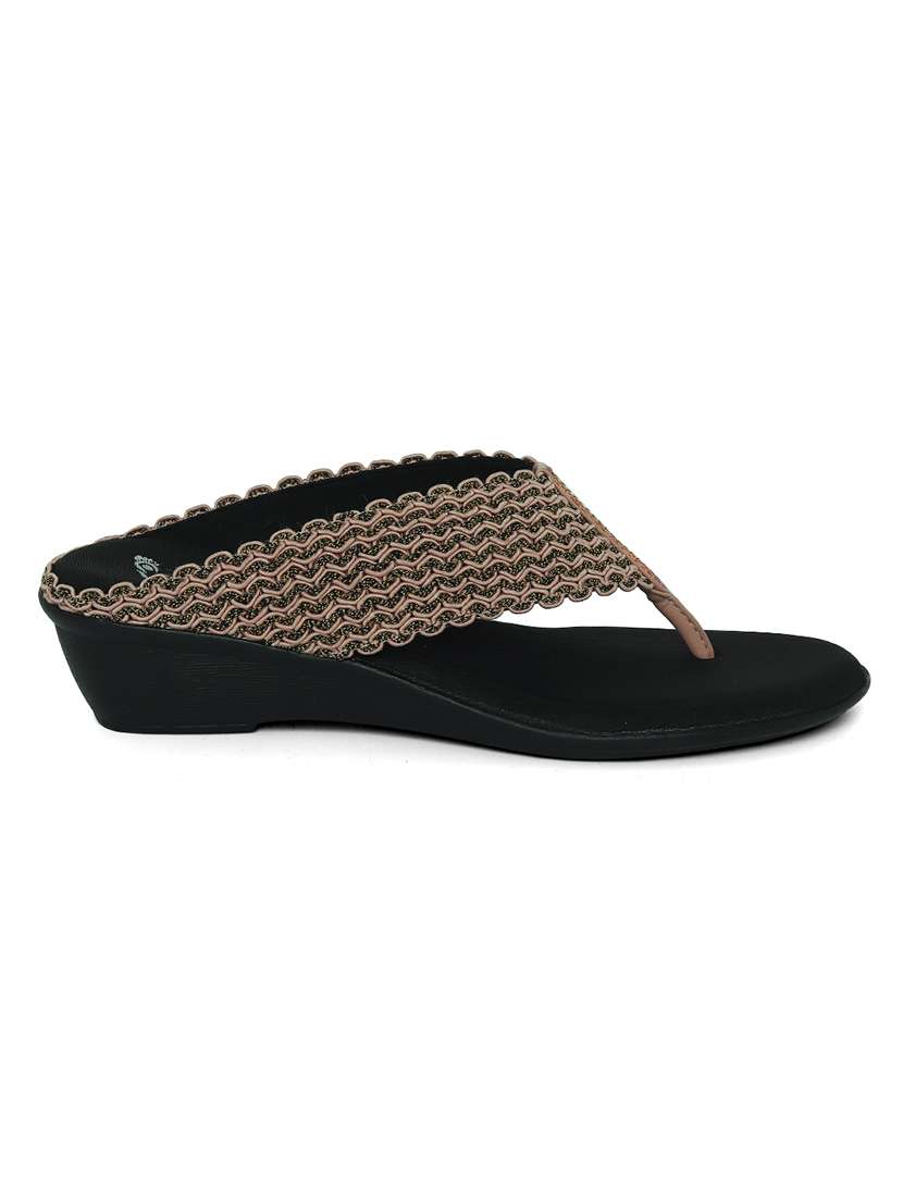 women solid slip on wedges - 22331750 -  Standard Image - 2