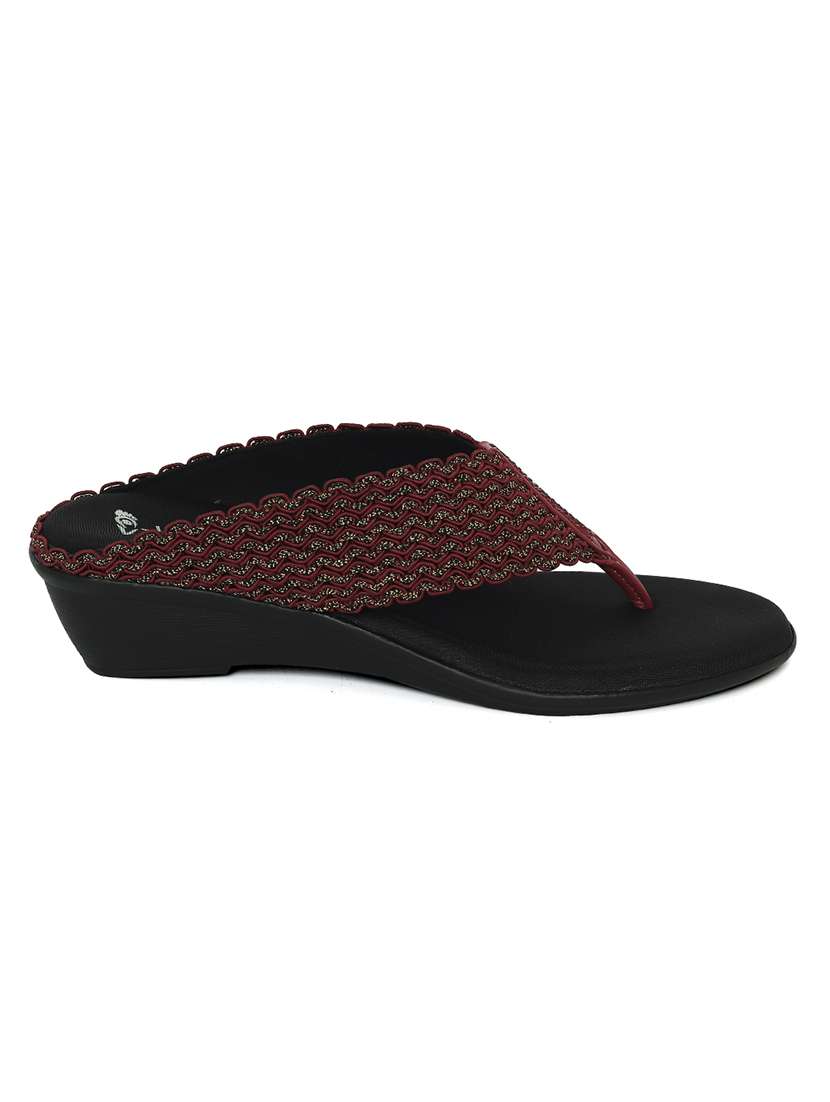 women solid slip on wedges - 22331751 -  Standard Image - 2