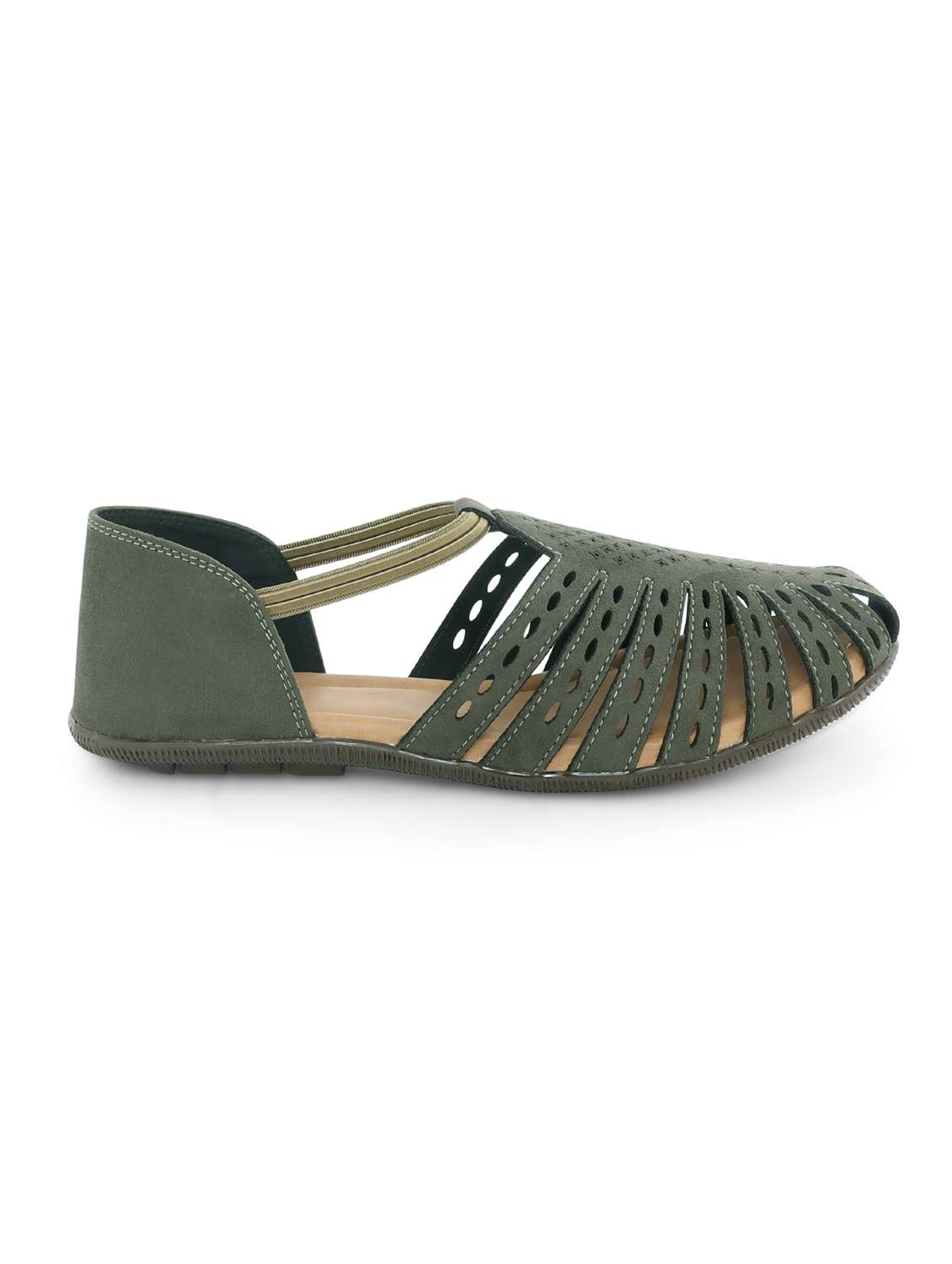women solid slip on flat sandal - 22331771 -  Standard Image - 2