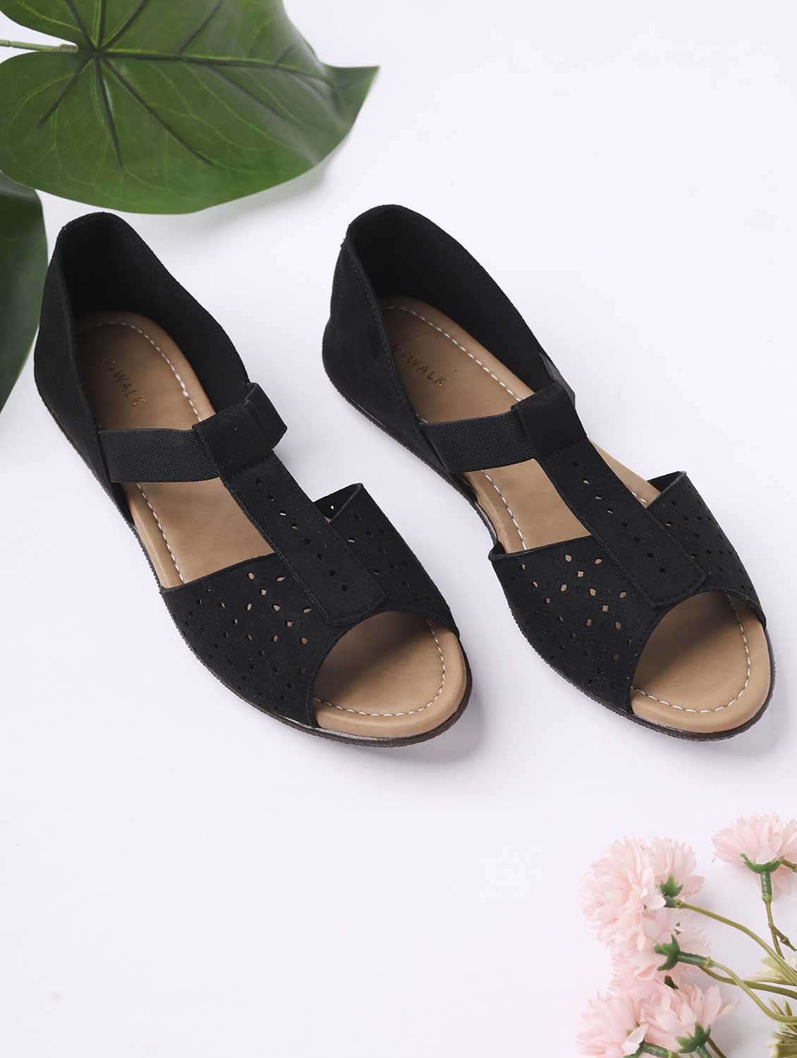 women solid slip on flat sandal