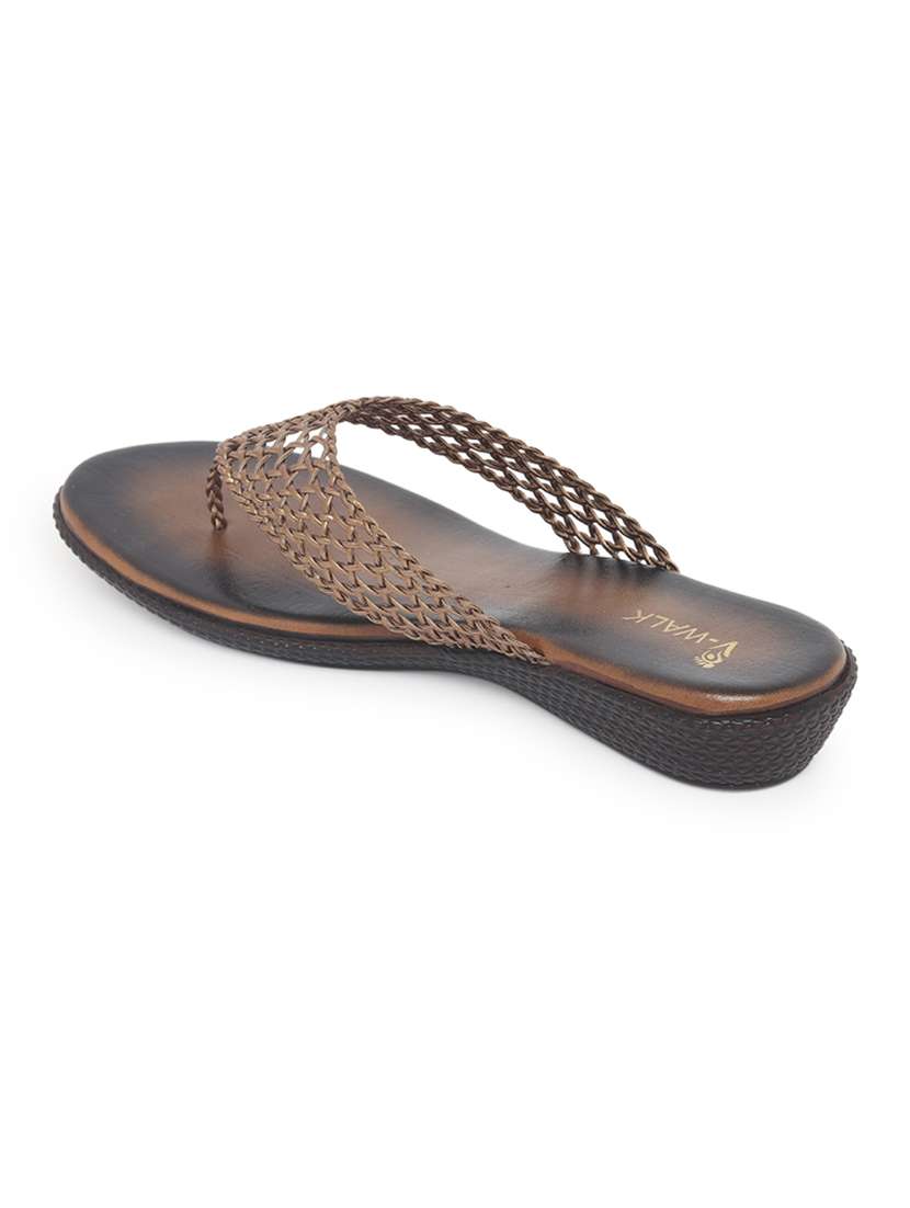 women solid slip on flat sandal - 22331904 -  Standard Image - 2