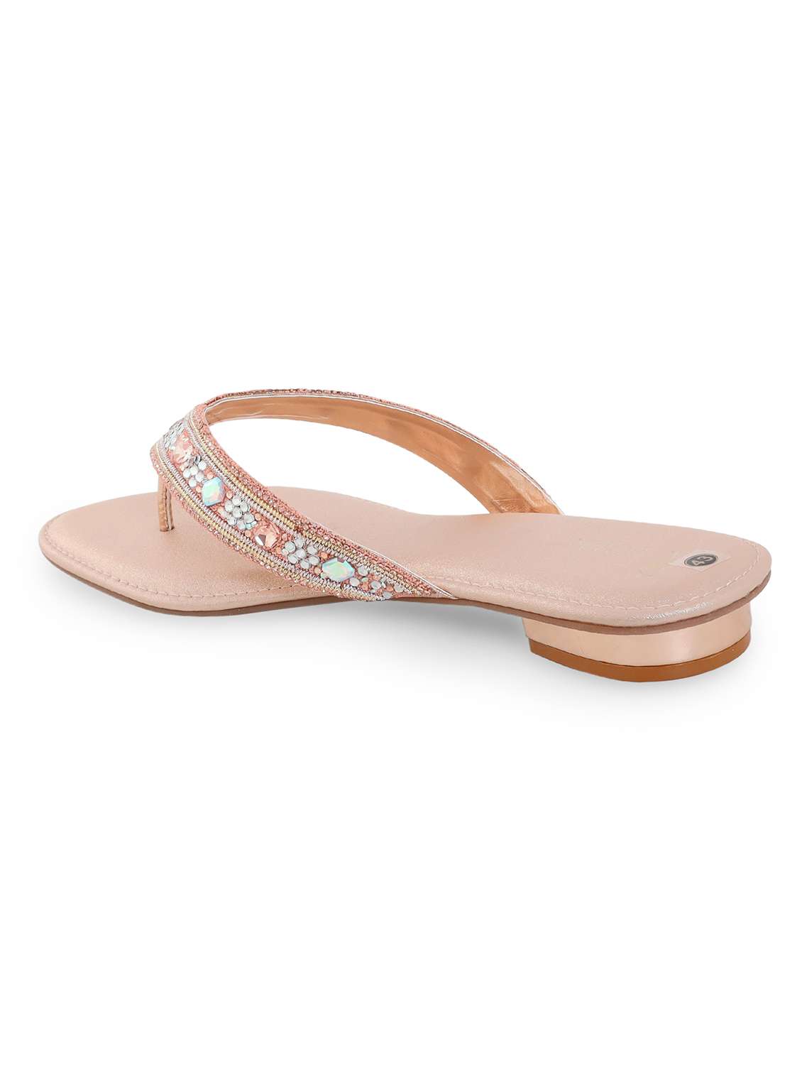 women embellished slip on flat sandal - 22331916 -  Standard Image - 2