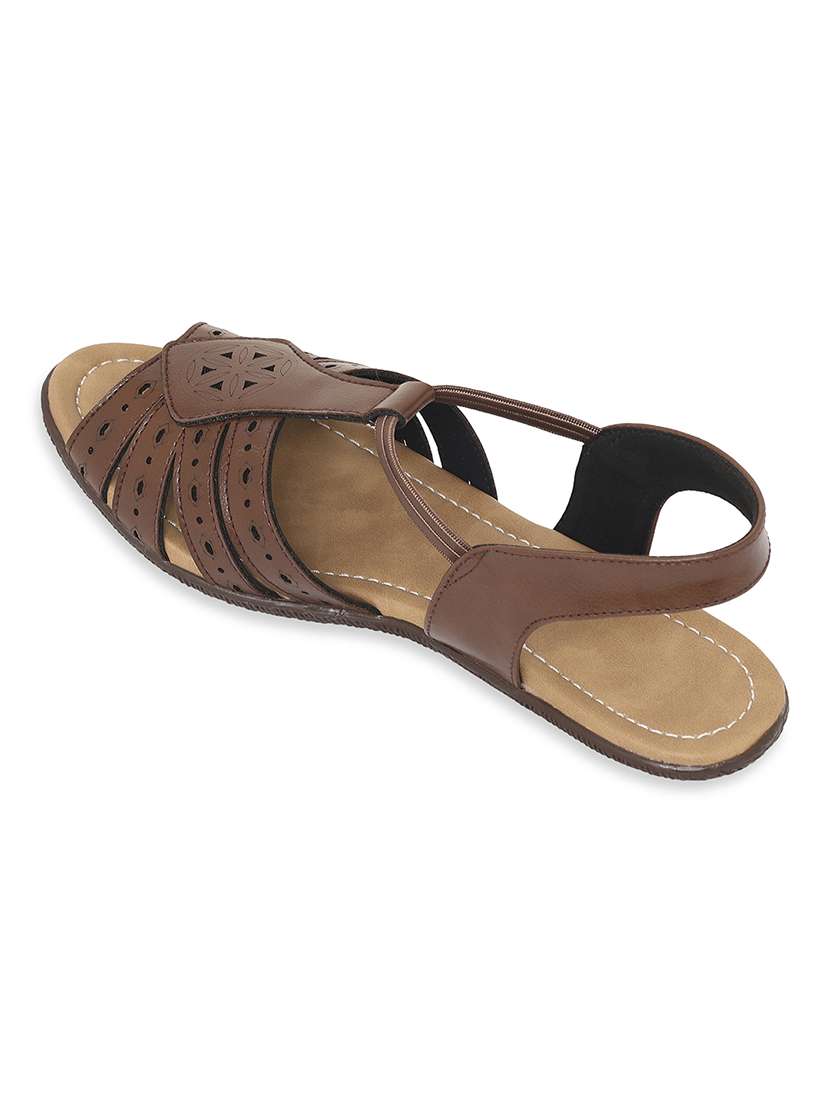 women solid slip on flat sandal - 22331927 -  Standard Image - 2