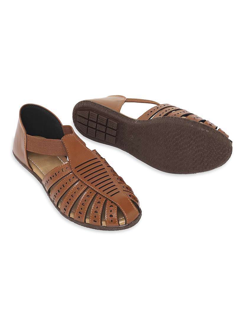 women solid slip on flat sandal - 22331930 -  Standard Image - 2