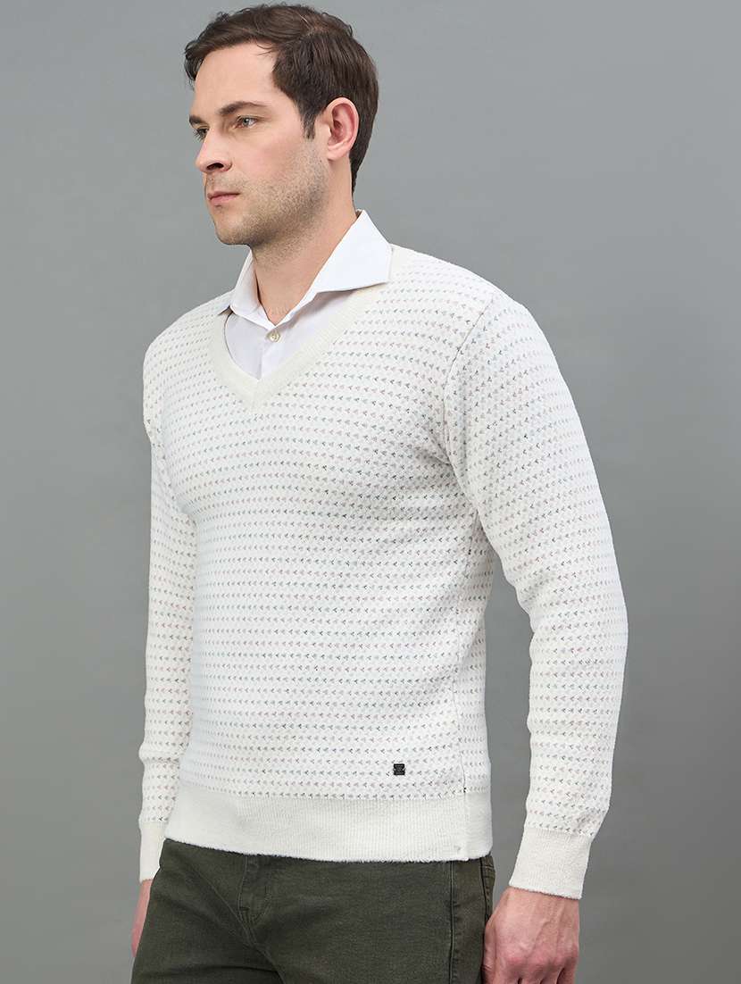 men self design long sleeve regualr fit pullover - 22332384 -  Standard Image - 2