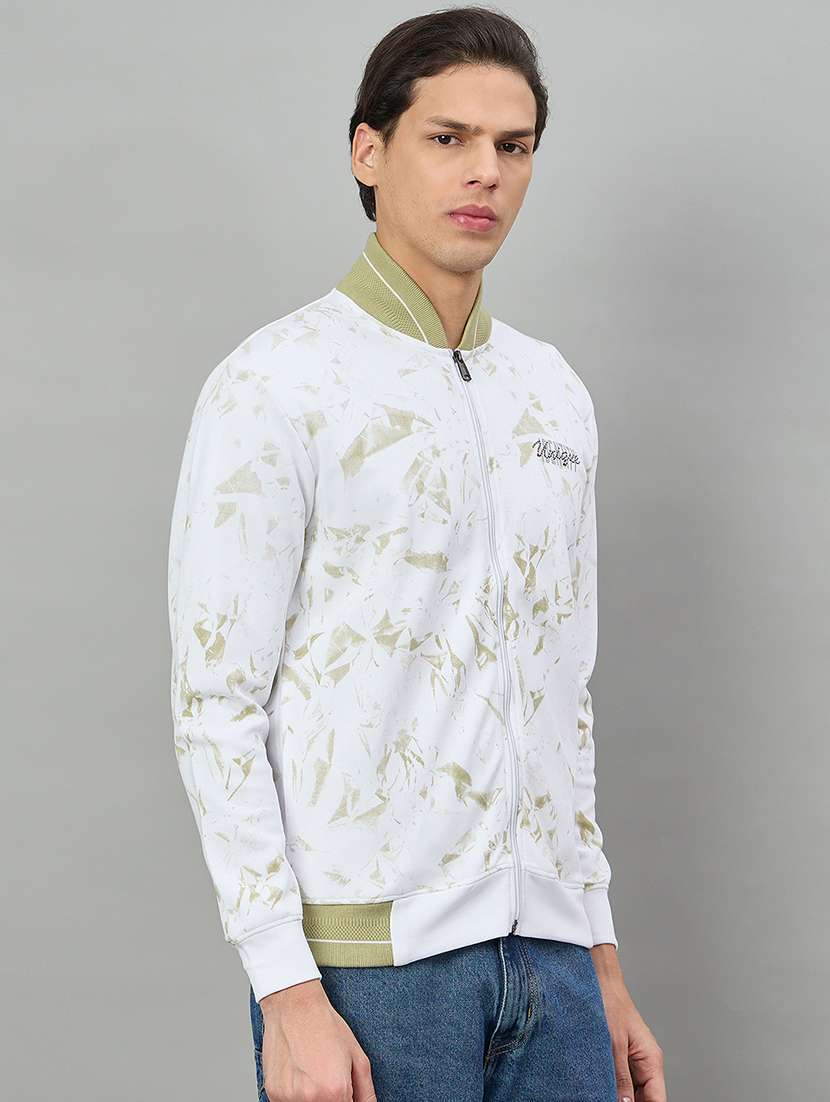 men printed long sleeve regular fit casual jacket - 22332400 -  Standard Image - 2