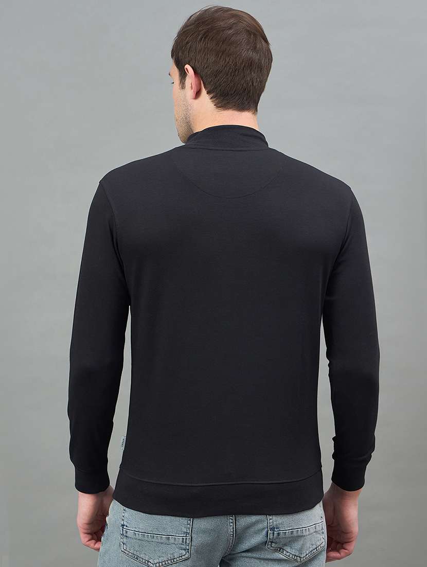 men solid long sleeve regular fit sweatshirt - 22332411 -  Standard Image - 2