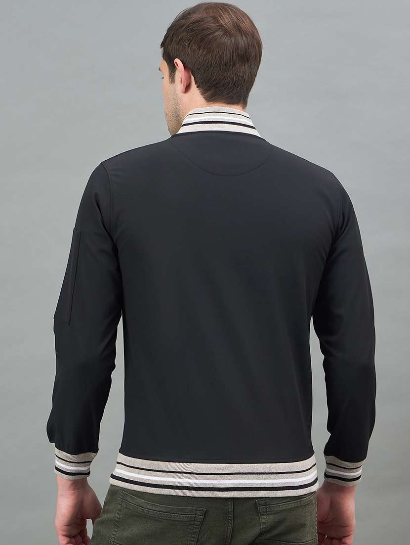 men solid long sleeve regualr fit casual jacket - 22332417 -  Standard Image - 2