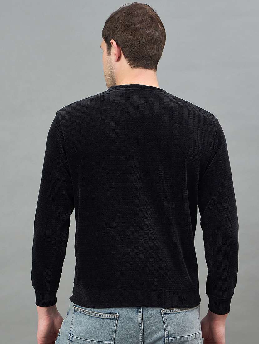 men solid long sleeve regular fit sweatshirt - 22332420 -  Standard Image - 2