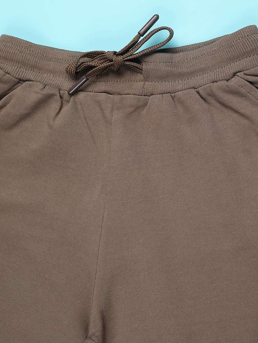 girls olive cotton shorts shorts and three-fourth - 22335230 -  Standard Image - 2