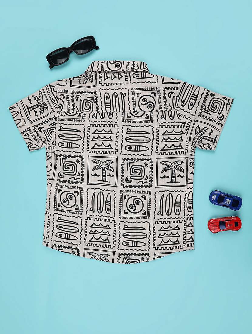 boys collared short sleeve shirt - 22335310 -  Standard Image - 2