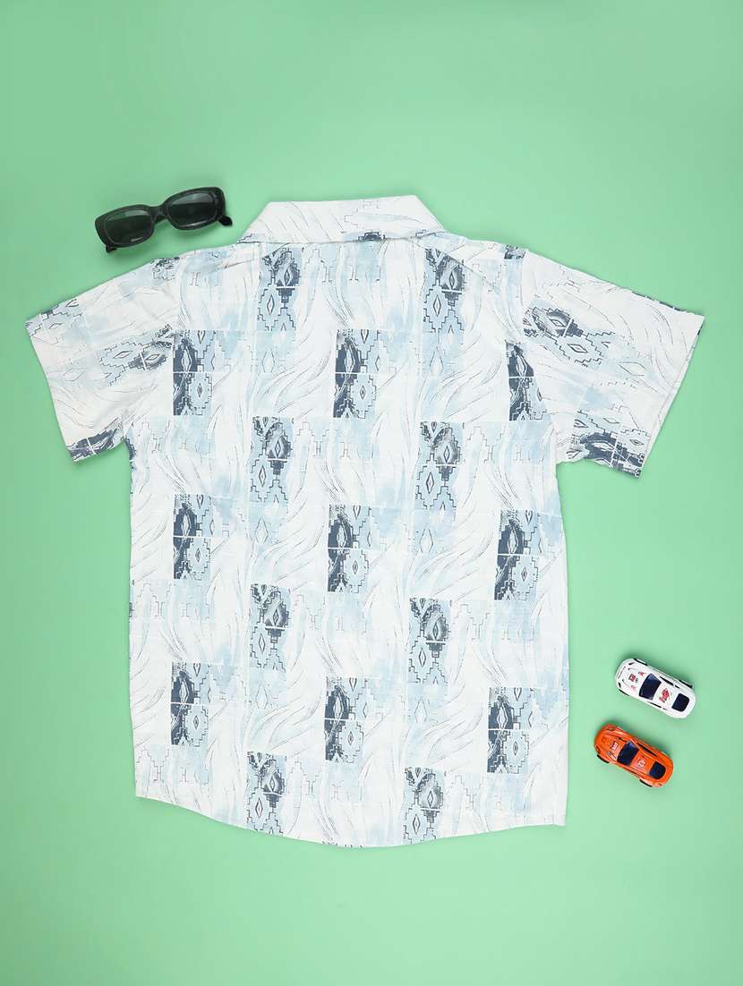 boys printed short sleeve shirt - 22335315 -  Standard Image - 2
