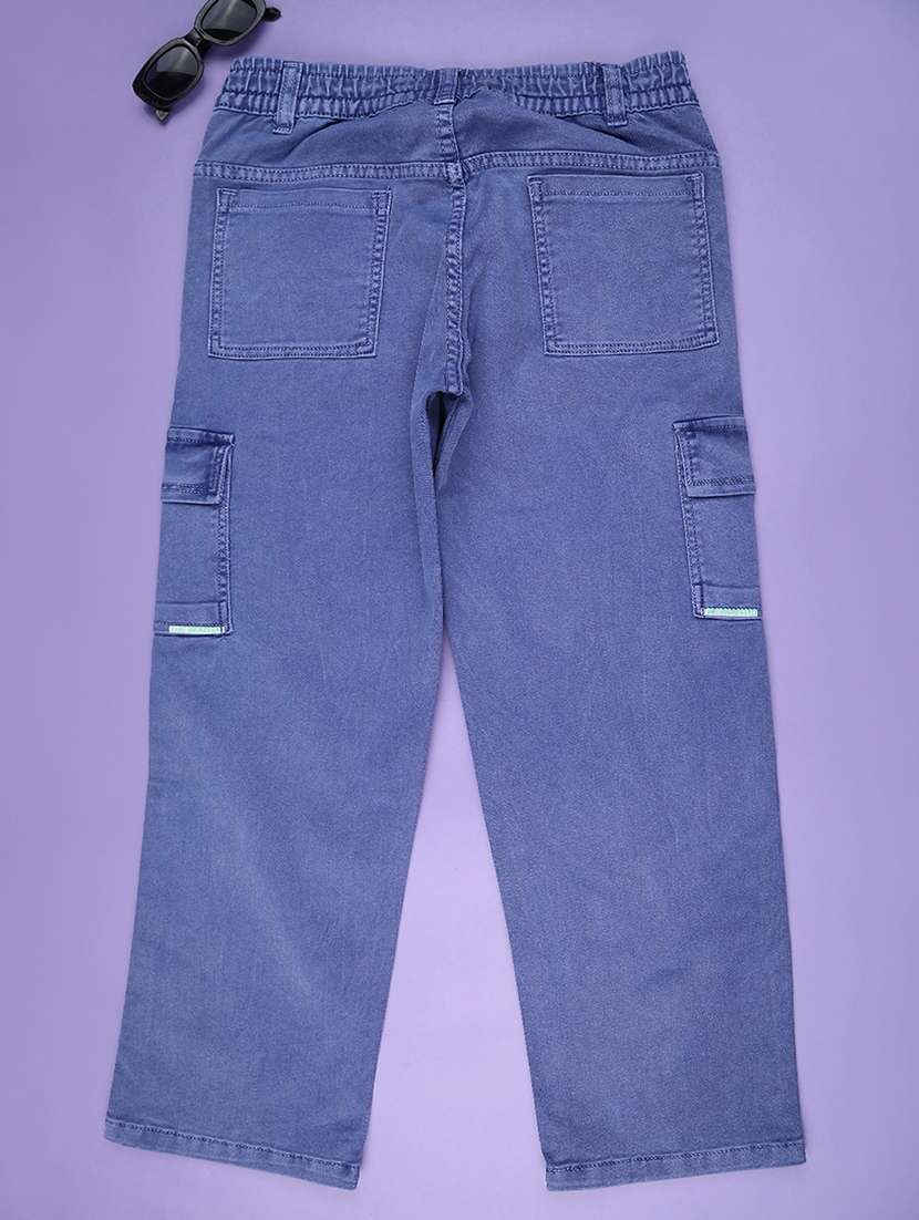 blue poly cotton plain jean - 22335386 -  Standard Image - 2