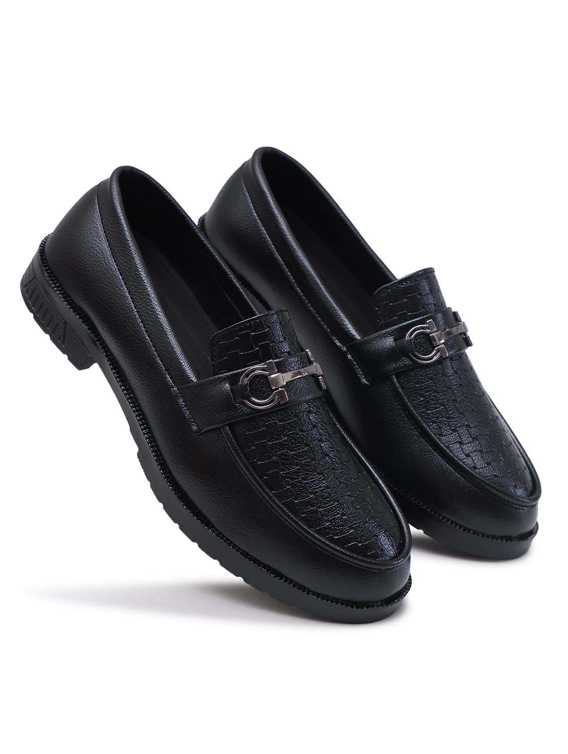men black slip on horsebit loafer - 22335576 -  Standard Image - 2