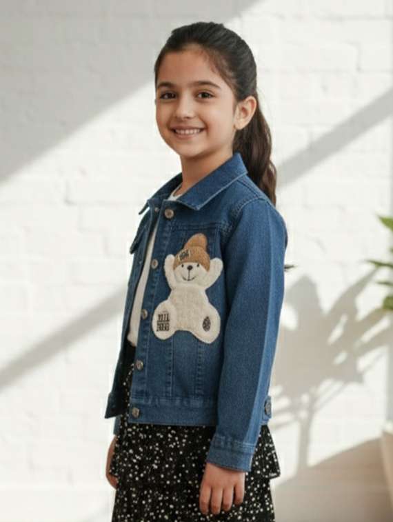 blue denim regular jackets & coat - 22335600 -  Standard Image - 2