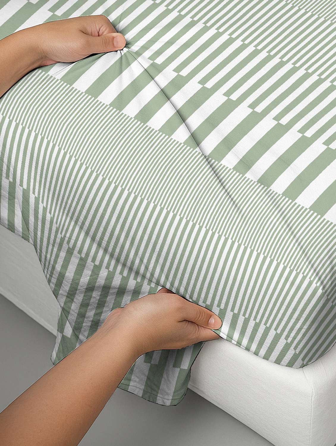 pizuna cotton 400 tc printed bedsheet superking with 2 pillow covers - 22335713 -  Standard Image - 2