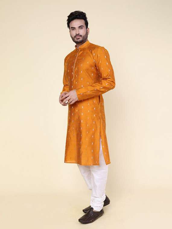 men self design mandarin neck kurta churidar ethnic wear set - 22336126 -  Standard Image - 2